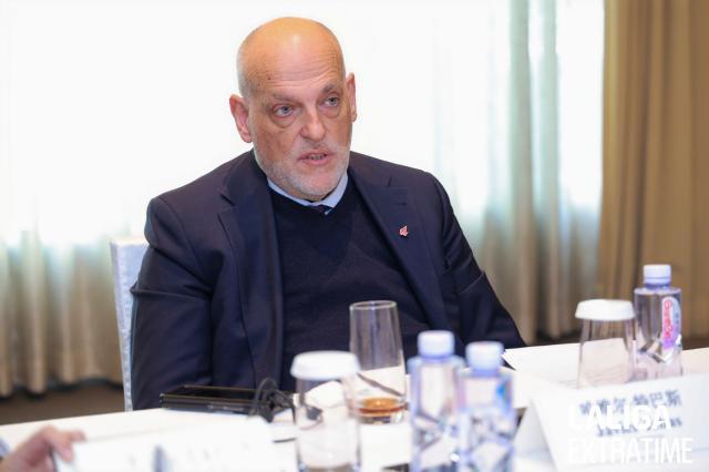 开云官方-体坛对话西甲主席：弗洛伦蒂诺的欧超，我打0分