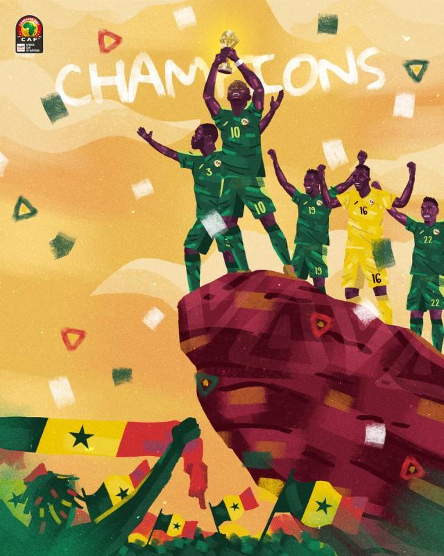 开云官方-塞内加尔首次加冕非洲杯！蓝军“门”神抢戏红军双煞